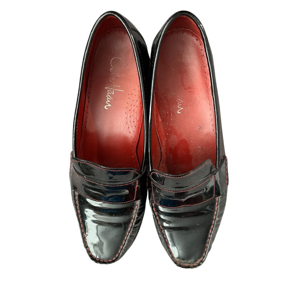 Cole Haan patent loafers